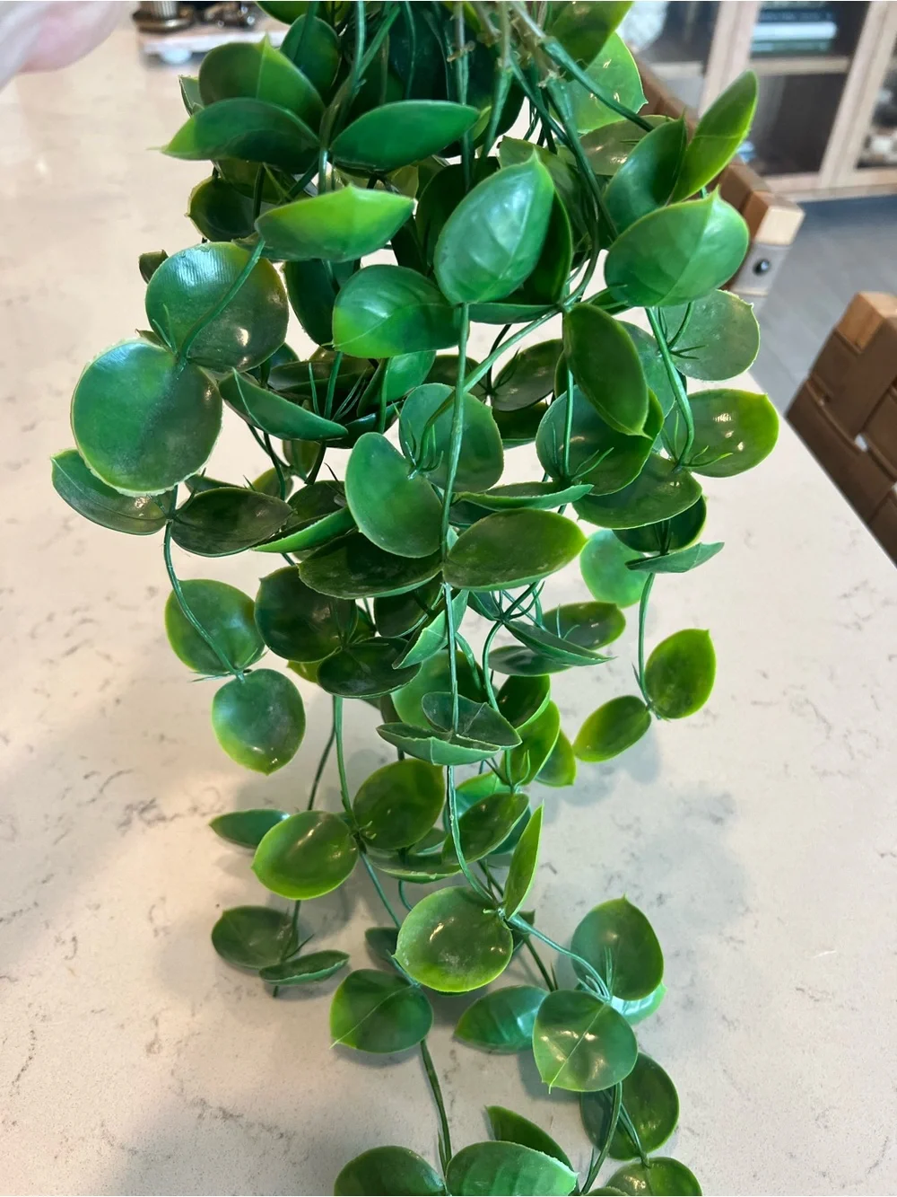 NWT - 2 Faux Green Trailing Vine Stems